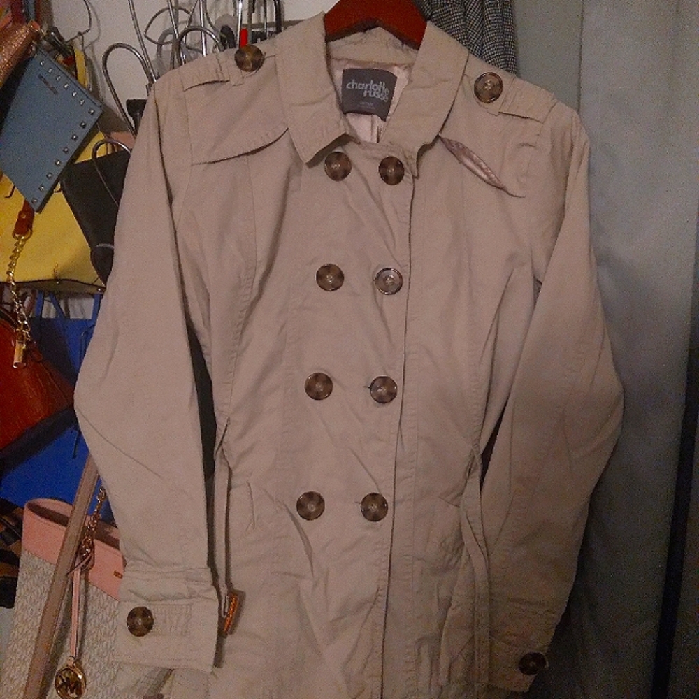 Charlotte Russe Button-down dress coat